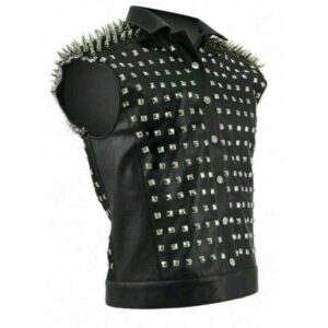 Studded Leather Vest