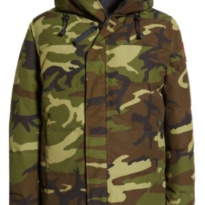Camo Water Resistant Down Parka Jacket