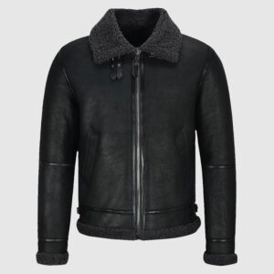 B3 Air Force Black Shearling Jacket