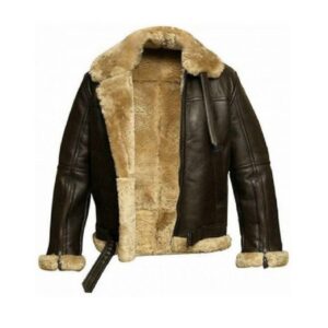 B3 Sheepskin Leather Bomber Jacket
