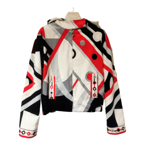 Biker Multicolor Polyester Jacket