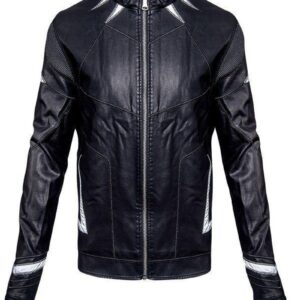 Black Panther Chadwick Boseman Leather Jacket