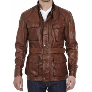 Brad Pitt Benjamin Button Leather Jacket