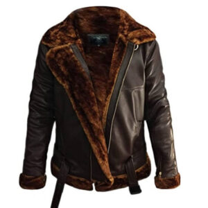 Men’s Brown B-3 Bomber Jacket
