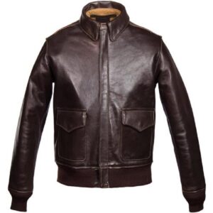 Men’s Airforce A-2 Bomber Leather Jacket