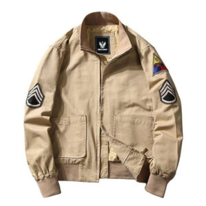 FURY MOVIE THEMED WW2 STYLE COTTON BOMBER JACKET