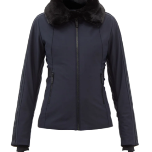 Faux Fur Collar Soft Shell Ski Jacket