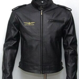 Goldwing Black Leather Moto Jacket