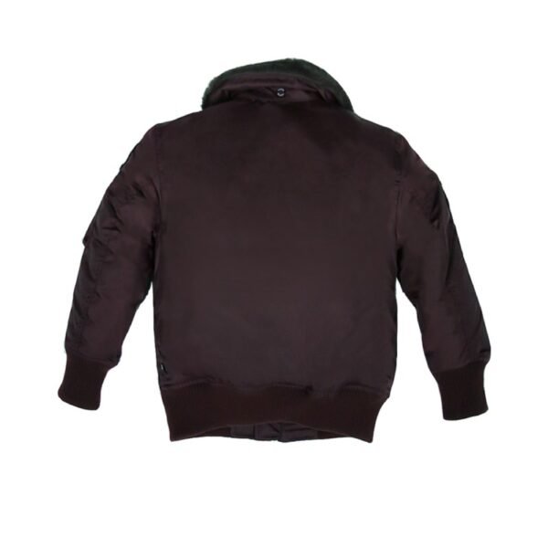 Top Gun Kids B-15 Burgundy Bomber Jacket - Image 2