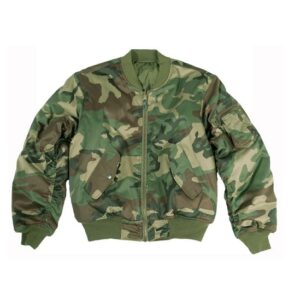 MA 1 Woodland Camouflage Bomber Jacket