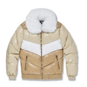 MEN’S NYLON PUFFER BOMBER JACKET