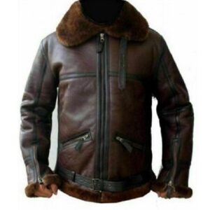 Aviator RAF Reddish Fur B3-Bomber Jacket