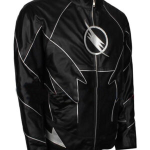Men’s Black Leather Biker Jacket