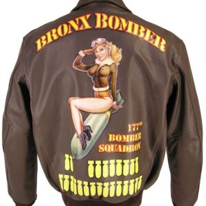 Men’s Bronx Bomber Leather Jacket