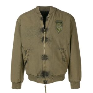 Men’s Brown Cotton Bomber Jacket