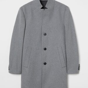Men’s Wool blend Funnel Collar Coat