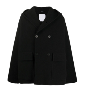 Men’s Hooded Double Breasted Pea Coat