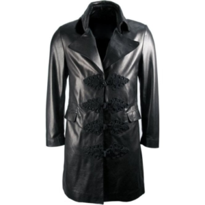 Men’s Luxury Black Leather Coat