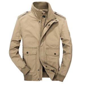 Men’s Military Outdoor Casual Cotton Field Jacket