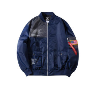 Men’s Pilot Fighter Nylon Bomber Jacket