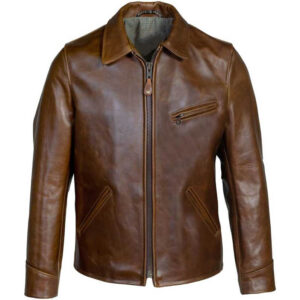 Men’s Steerhide Sunset Back Delivery Jacket