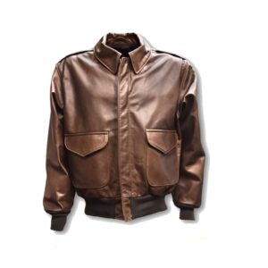 Men’s A-2 Bomber Cowhide Leather Jacket