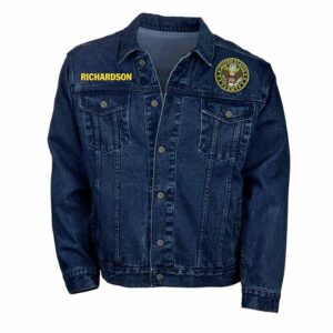 Military U.S. Army Denim Jacket