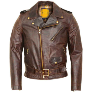 Motorcycle 619 Hand Oiled Leather Jacket