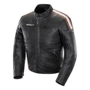 Motorcycle Black Leather Jacket