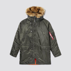 N-3B Slim Fit Men's Parka Jacket
