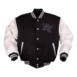 NY Baseball Navy Blue Bomber Jacket