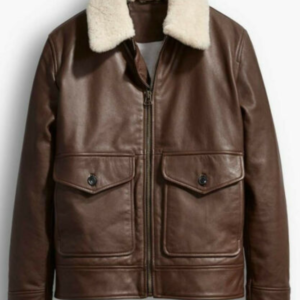Pure Leather Brown Pilot Jacket