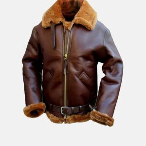 Raf B3 Bomber Leather Jacket