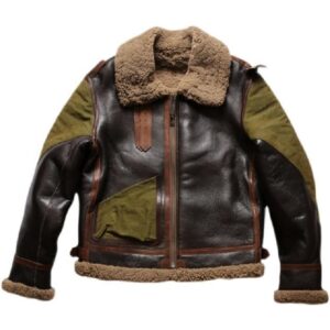Sheepskin Wool Military Jacket