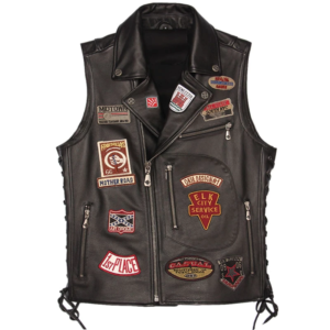 Slim Fit Biker Leather Vest