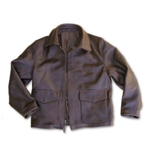Striated Lambskin Adventurer Jacket