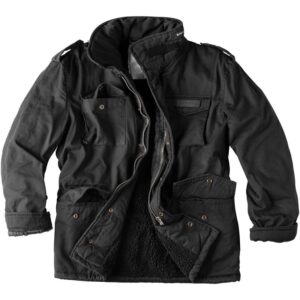 Surplus Paratrooper Winter Black Jacket
