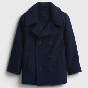 Toddler’s Navy Blue Pea Coat