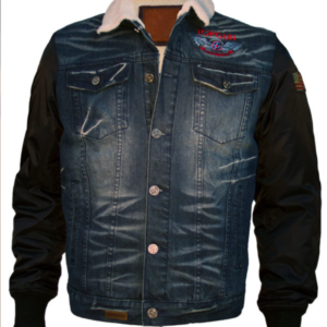 Top Gun Sherpa Lined Denim Jacket