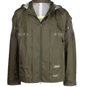 Undercover A-print hooded jacket
