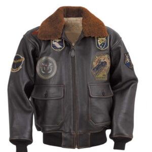 Wings of Gold G-1 Bomber Jacket with Top Gun Patches
