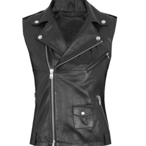 Women Beautiful Leather Vest