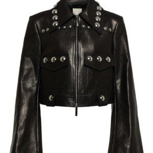 Women’s Embellished Leather Jacket