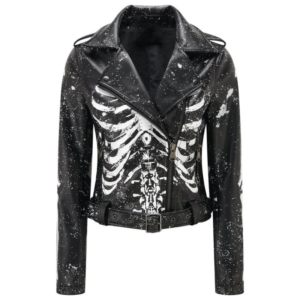 Women’s Vegan Leather Biker Jacket
