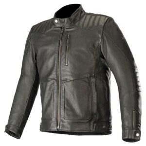 Men’s Crazy Eight Black Leather Jacket