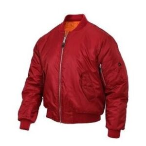 Red MA-1 Flight Jacket