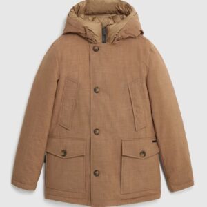 Parka High Wool Effect Fabric Jacket