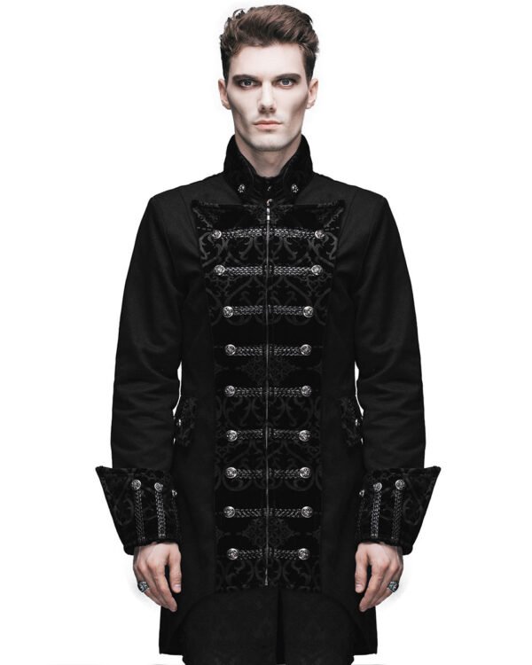 Mens-Black-Steampunk-Aristocrat-Regency-Gothic-Coat-1-halloween-sale